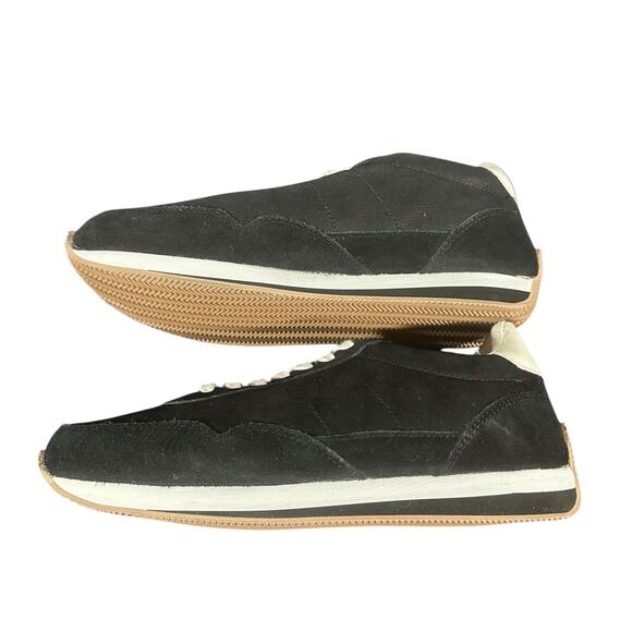 Madewell Black Suede Leather Retro Sneakers Women’s Size 8 mens’s 6.5 unisex - Picture 10 of 12